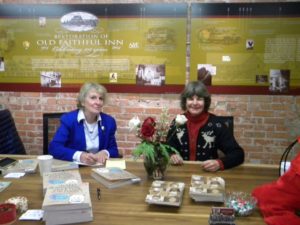 Karin Knight and Karen Buley at Fact and Fiction "Author Extravaganza"